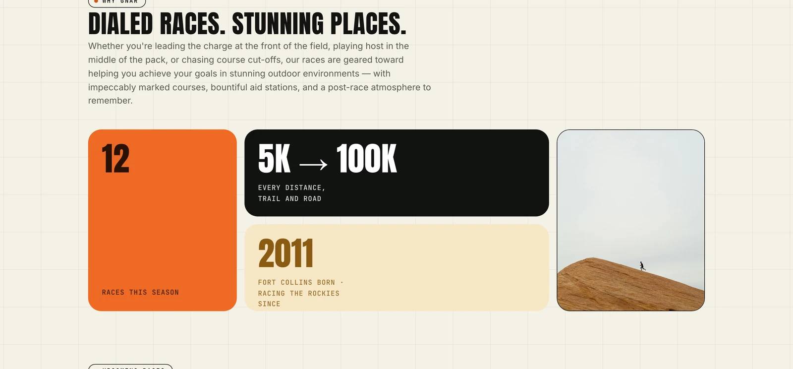 Why Gnar — brand stats band
