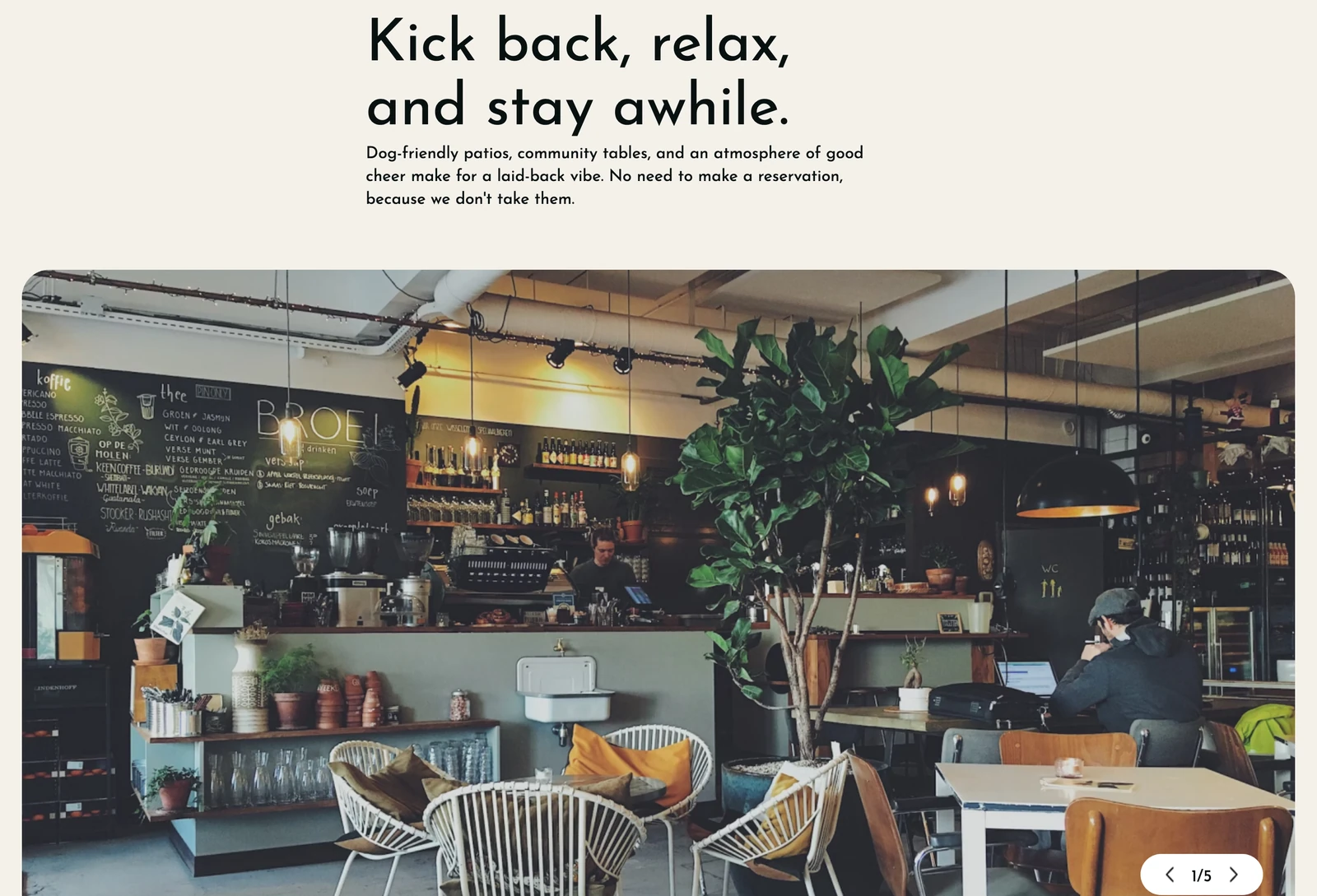 Restaurant atmosphere gallery